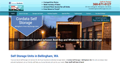 Desktop Screenshot of bellinghamselfstorageunits.com