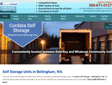 Tablet Screenshot of bellinghamselfstorageunits.com